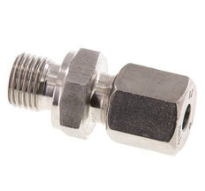G 1/4'' Buitendraad x 6S RVS Rechte Snijring Koppeling met FKM Afdichting 630 Bar DIN 2353