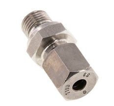 G 1/4'' Buitendraad x 6S RVS Rechte Snijring Koppeling met FKM Afdichting 630 Bar DIN 2353