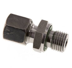 G 1/4'' Buitendraad x 8L RVS Rechte Snijring Koppeling met FKM Afdichting 315 Bar DIN 2353