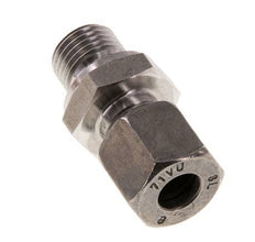 G 1/4'' Buitendraad x 8L RVS Rechte Snijring Koppeling met FKM Afdichting 315 Bar DIN 2353