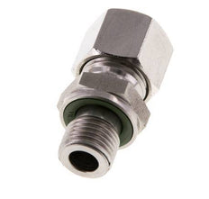 G 1/4'' Buitendraad x 10L RVS Rechte Snijring Koppeling met FKM Afdichting 315 Bar DIN 2353
