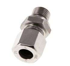 G 1/4'' Buitendraad x 10L RVS Rechte Snijring Koppeling met FKM Afdichting 315 Bar DIN 2353