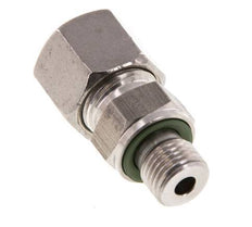 G 1/4'' Buitendraad x 10S RVS Rechte Snijring Koppeling met FKM Afdichting 630 Bar DIN 2353