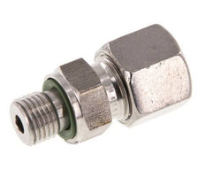 G 1/4'' Buitendraad x 10S RVS Rechte Snijring Koppeling met FKM Afdichting 630 Bar DIN 2353