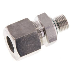 G 1/4'' Buitendraad x 14S RVS Rechte Snijring Koppeling met FKM Afdichting 630 Bar DIN 2353