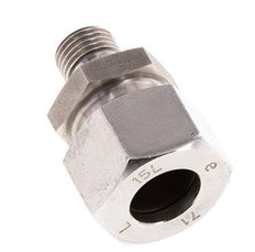 G 1/4'' Buitendraad x 15L RVS Rechte Snijring Koppeling met FKM Afdichting 315 Bar DIN 2353