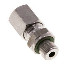 G 1/8'' Buitendraad x 6L RVS Rechte Snijring Koppeling met FKM Afdichting 315 Bar DIN 2353