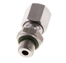 G 1/8'' Buitendraad x 6L RVS Rechte Snijring Koppeling met FKM Afdichting 315 Bar DIN 2353