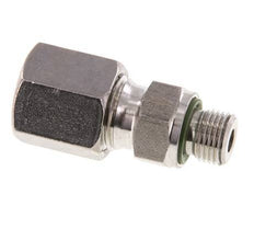 G 1/8'' Male x 6S Stainless steel Straight Cutting Ring with FKM Seal 630 Bar DIN 2353