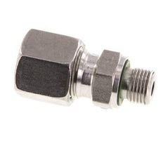G 1/8'' Buitendraad x 8L RVS Rechte Snijring Koppeling met FKM Afdichting 315 Bar DIN 2353