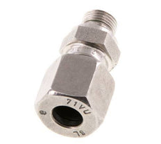 G 1/8'' Buitendraad x 8L RVS Rechte Snijring Koppeling met FKM Afdichting 315 Bar DIN 2353