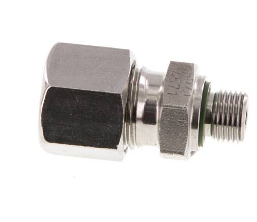 G 1/8'' Buitendraad x 10L RVS Rechte Snijring Koppeling met FKM Afdichting 315 Bar DIN 2353