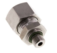G 1/8'' Buitendraad x 12L RVS Rechte Snijring Koppeling met FKM Afdichting 315 Bar DIN 2353