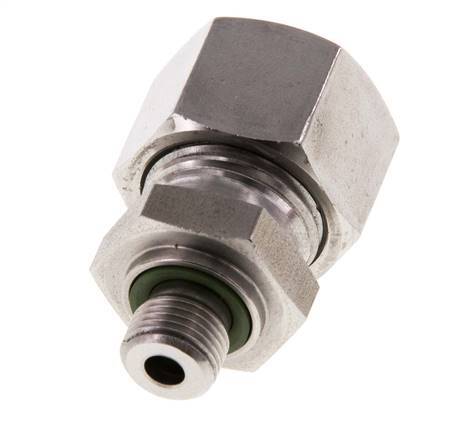 G 1/8'' Buitendraad x 12L RVS Rechte Snijring Koppeling met FKM Afdichting 315 Bar DIN 2353