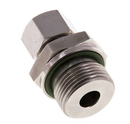 G 3/4'' Buitendraad x 12L RVS Rechte Snijring Koppeling met FKM Afdichting 315 Bar DIN 2353