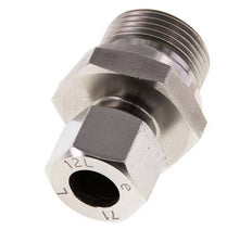 G 3/4'' Buitendraad x 12L RVS Rechte Snijring Koppeling met FKM Afdichting 315 Bar DIN 2353