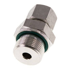 G 3/4'' Buitendraad x 12S RVS Rechte Snijring Koppeling met FKM Afdichting 630 Bar DIN 2353