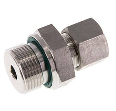 G 3/4'' Buitendraad x 12S RVS Rechte Snijring Koppeling met FKM Afdichting 630 Bar DIN 2353