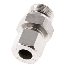 G 3/4'' Buitendraad x 14S RVS Rechte Snijring Koppeling met FKM Afdichting 630 Bar DIN 2353