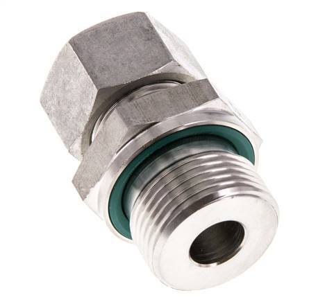 G 3/4'' Buitendraad x 15L RVS Rechte Snijring Koppeling met FKM Afdichting 315 Bar DIN 2353