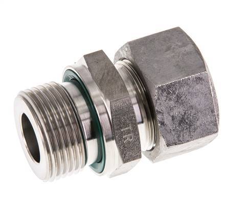 G 3/4'' Buitendraad x 18L RVS Rechte Snijring Koppeling met FKM Afdichting 315 Bar DIN 2353