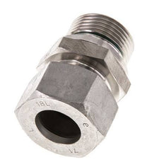 G 3/4'' Buitendraad x 18L RVS Rechte Snijring Koppeling met FKM Afdichting 315 Bar DIN 2353