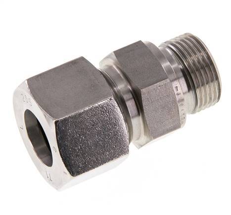 G 3/4'' Buitendraad x 20S RVS Rechte Snijring Koppeling met FKM Afdichting 400 Bar DIN 2353