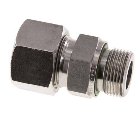 G 3/4'' Buitendraad x 20S RVS Rechte Snijring Koppeling met FKM Afdichting 400 Bar DIN 2353