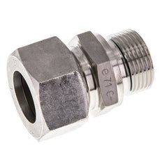 G 3/4'' Buitendraad x 22L RVS Rechte Snijring Koppeling met FKM Afdichting 160 Bar DIN 2353