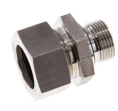 G 3/4'' Buitendraad x 28L RVS Rechte Snijring Koppeling met FKM Afdichting 160 Bar DIN 2353