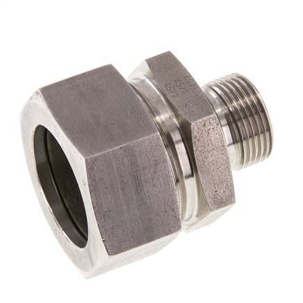 G 3/4'' Buitendraad x 35L RVS Rechte Snijring Koppeling met FKM Afdichting 160 Bar DIN 2353