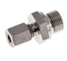 G 3/8'' Buitendraad x 6L RVS Rechte Snijring Koppeling met FKM Afdichting 315 Bar DIN 2353