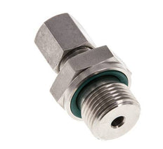 G 3/8'' Buitendraad x 6L RVS Rechte Snijring Koppeling met FKM Afdichting 315 Bar DIN 2353