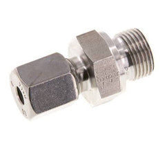 G 3/8'' Buitendraad x 6S RVS Rechte Snijring Koppeling met FKM Afdichting 630 Bar DIN 2353