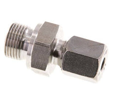 G 3/8'' Buitendraad x 6S RVS Rechte Snijring Koppeling met FKM Afdichting 630 Bar DIN 2353
