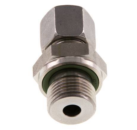 G 3/8'' Buitendraad x 8L RVS Rechte Snijring Koppeling met FKM Afdichting 315 Bar DIN 2353
