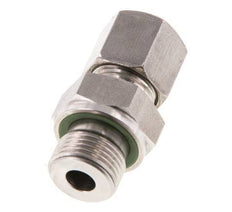 G 3/8'' Buitendraad x 8S RVS Rechte Snijring Koppeling met FKM Afdichting 630 Bar DIN 2353