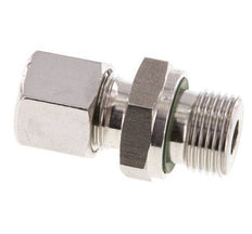 G 3/8'' Buitendraad x 10L RVS Rechte Snijring Koppeling met FKM Afdichting 315 Bar DIN 2353