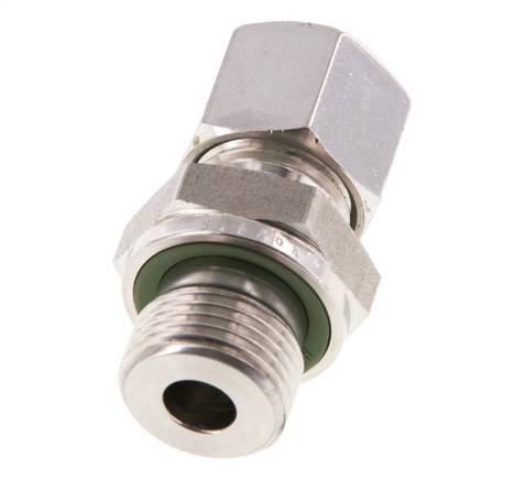 G 3/8'' Buitendraad x 10L RVS Rechte Snijring Koppeling met FKM Afdichting 315 Bar DIN 2353