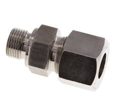 G 3/8'' Buitendraad x 14S RVS Rechte Snijring Koppeling met FKM Afdichting 630 Bar DIN 2353