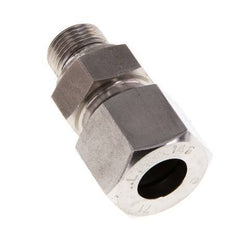G 3/8'' Buitendraad x 14S RVS Rechte Snijring Koppeling met FKM Afdichting 630 Bar DIN 2353