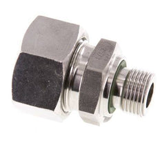 G 3/8'' Buitendraad x 18L RVS Rechte Snijring Koppeling met FKM Afdichting 315 Bar DIN 2353