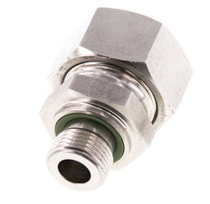 G 3/8'' Buitendraad x 18L RVS Rechte Snijring Koppeling met FKM Afdichting 315 Bar DIN 2353