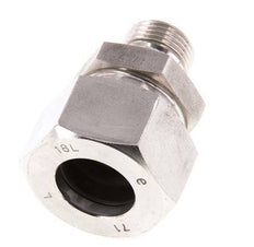 G 3/8'' Buitendraad x 18L RVS Rechte Snijring Koppeling met FKM Afdichting 315 Bar DIN 2353