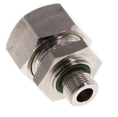 G 3/8'' Buitendraad x 22L RVS Rechte Snijring Koppeling met FKM Afdichting 160 Bar DIN 2353