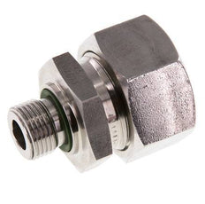 G 3/8'' Buitendraad x 22L RVS Rechte Snijring Koppeling met FKM Afdichting 160 Bar DIN 2353