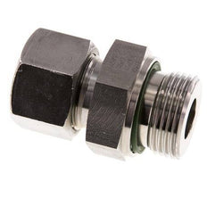 G 1'' Male x 20S Stainless steel Straight Cutting Ring with FKM Seal 400 Bar DIN 2353