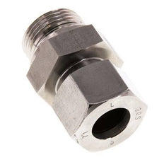 G 1'' Buitendraad x 20S RVS Rechte Snijring Koppeling met FKM Afdichting 400 Bar DIN 2353