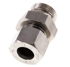 G 1'' Buitendraad x 20S RVS Rechte Snijring Koppeling met FKM Afdichting 400 Bar DIN 2353