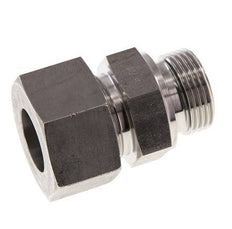 G 1'' Buitendraad x 25S RVS Rechte Snijring Koppeling met FKM Afdichting 400 Bar DIN 2353